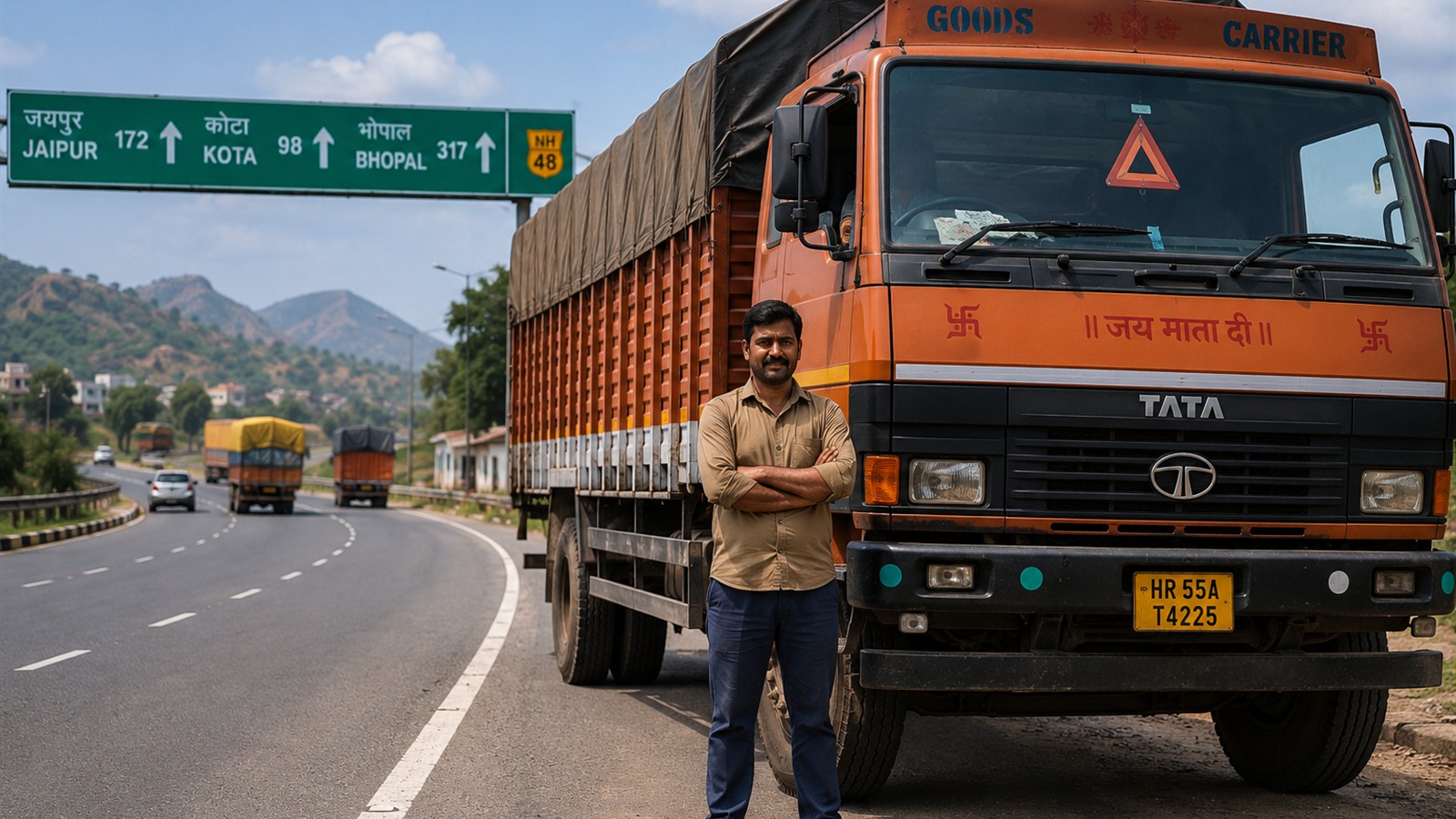 Highway goods driver service